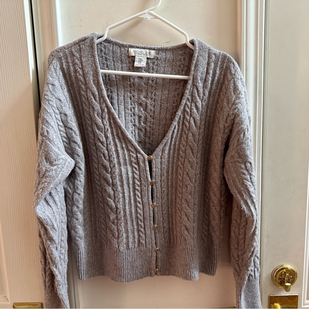 Rachel Zoe Cable Knit Cardigan
